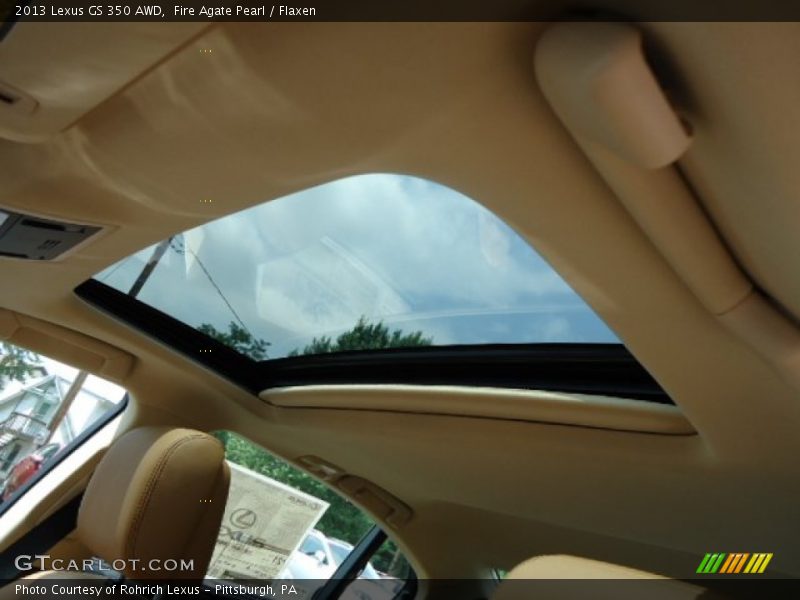 Fire Agate Pearl / Flaxen 2013 Lexus GS 350 AWD