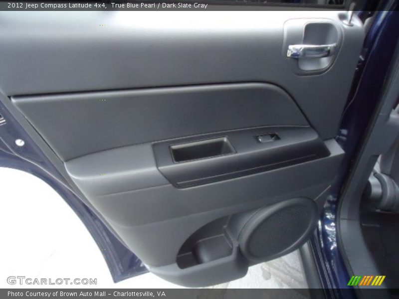 True Blue Pearl / Dark Slate Gray 2012 Jeep Compass Latitude 4x4