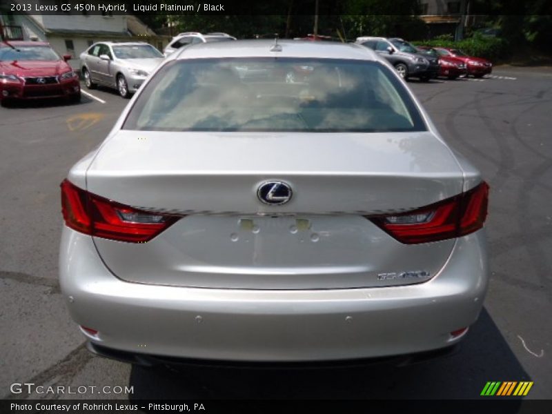 Liquid Platinum / Black 2013 Lexus GS 450h Hybrid