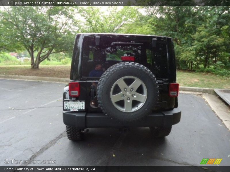 Black / Black/Dark Saddle 2012 Jeep Wrangler Unlimited Rubicon 4x4