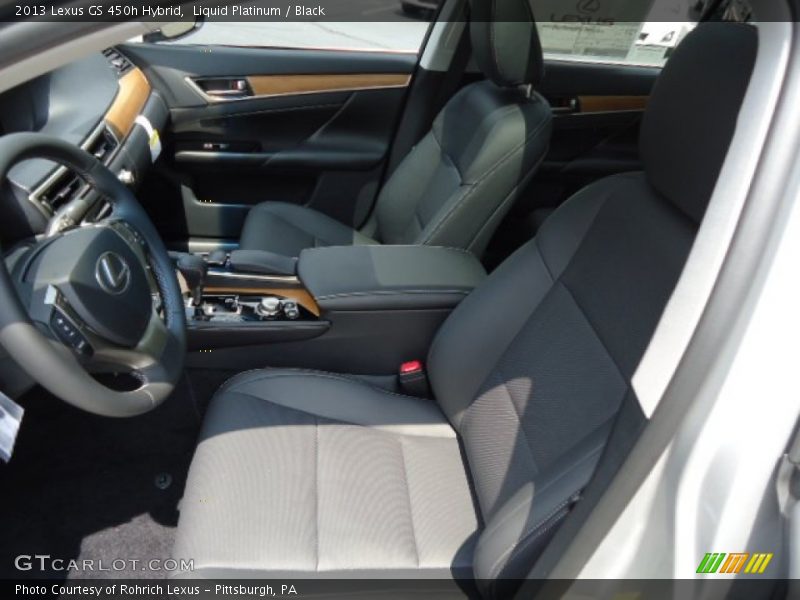 Front Seat of 2013 GS 450h Hybrid