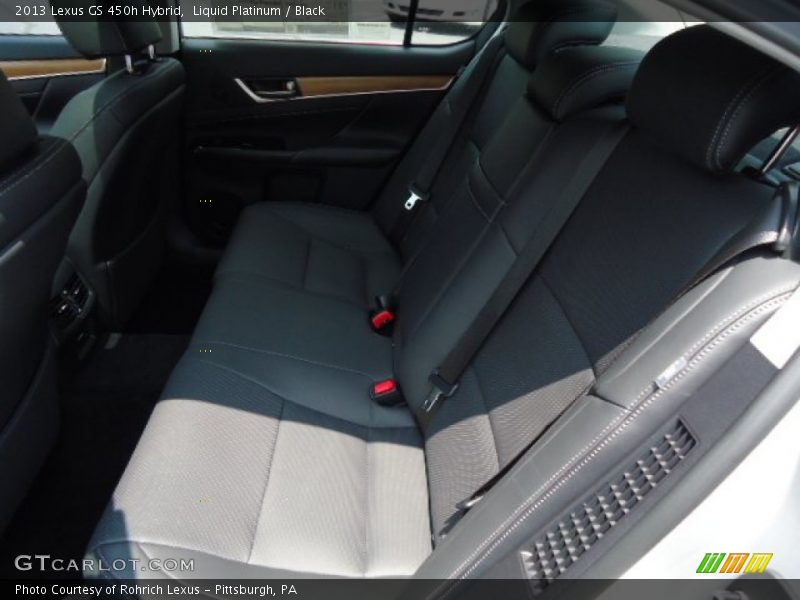 Liquid Platinum / Black 2013 Lexus GS 450h Hybrid