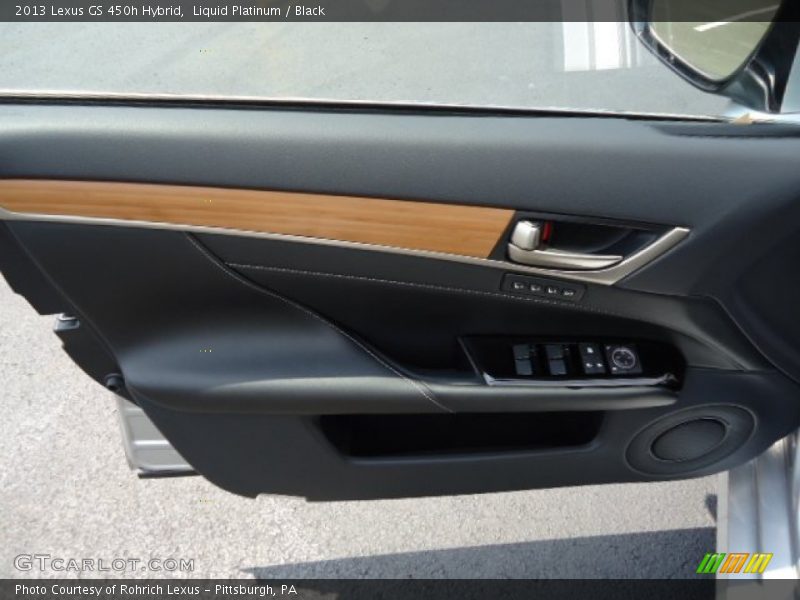 Liquid Platinum / Black 2013 Lexus GS 450h Hybrid