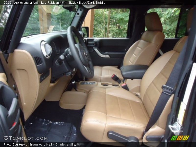 Front Seat of 2012 Wrangler Unlimited Rubicon 4x4