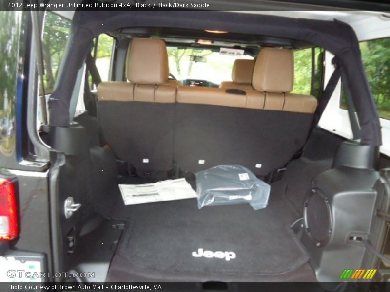  2012 Wrangler Unlimited Rubicon 4x4 Trunk