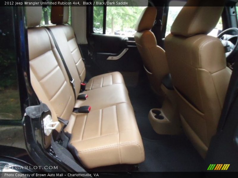 Black / Black/Dark Saddle 2012 Jeep Wrangler Unlimited Rubicon 4x4