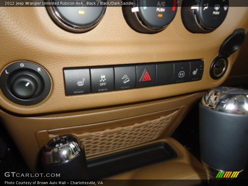 Black / Black/Dark Saddle 2012 Jeep Wrangler Unlimited Rubicon 4x4