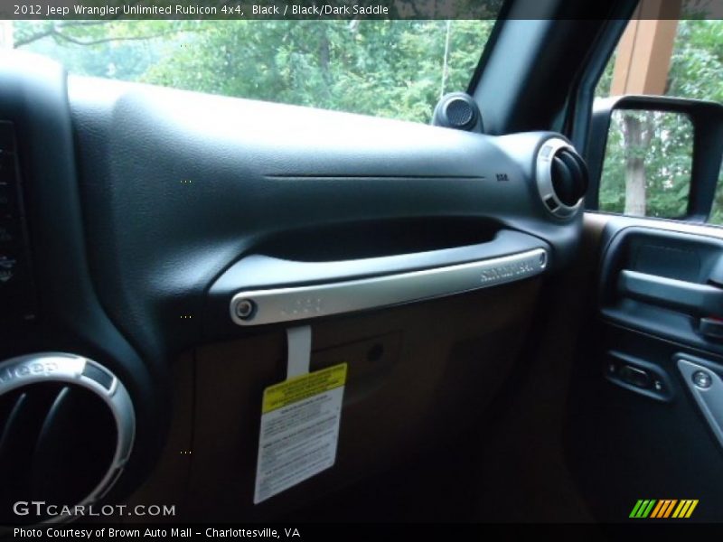 Black / Black/Dark Saddle 2012 Jeep Wrangler Unlimited Rubicon 4x4