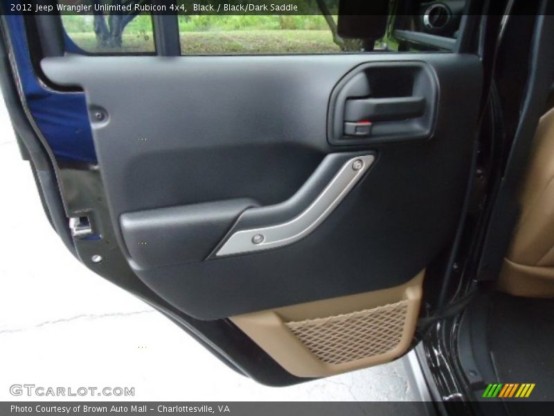 Black / Black/Dark Saddle 2012 Jeep Wrangler Unlimited Rubicon 4x4