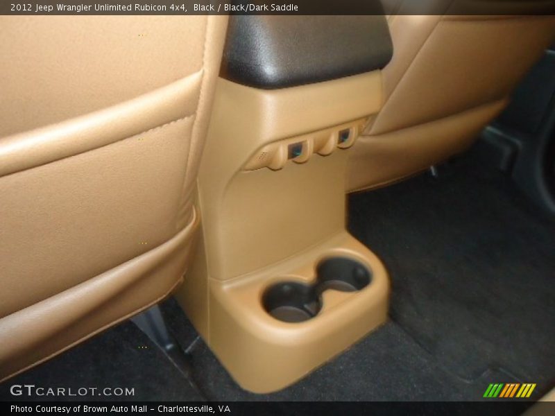 Black / Black/Dark Saddle 2012 Jeep Wrangler Unlimited Rubicon 4x4