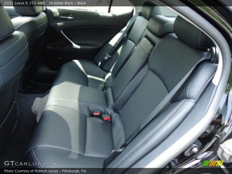 Obsidian Black / Black 2012 Lexus IS 250 AWD