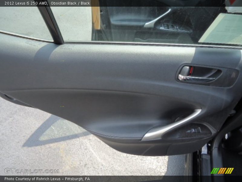 Obsidian Black / Black 2012 Lexus IS 250 AWD
