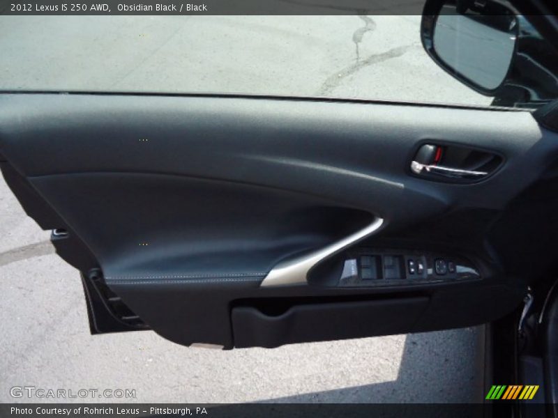 Obsidian Black / Black 2012 Lexus IS 250 AWD