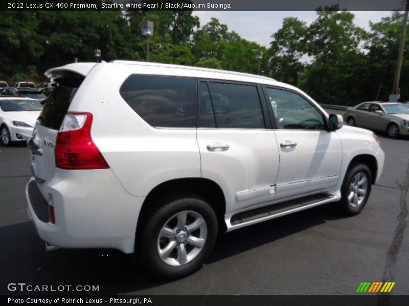 Starfire White Pearl / Black/Auburn Bubinga 2012 Lexus GX 460 Premium