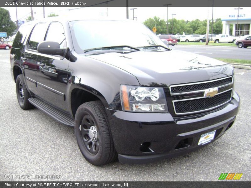 Black / Ebony 2011 Chevrolet Tahoe Police