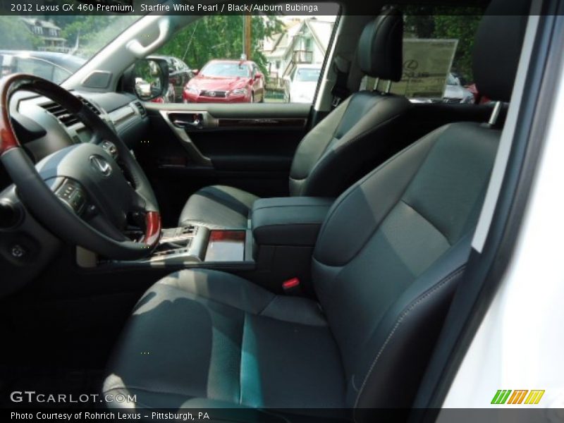 Starfire White Pearl / Black/Auburn Bubinga 2012 Lexus GX 460 Premium