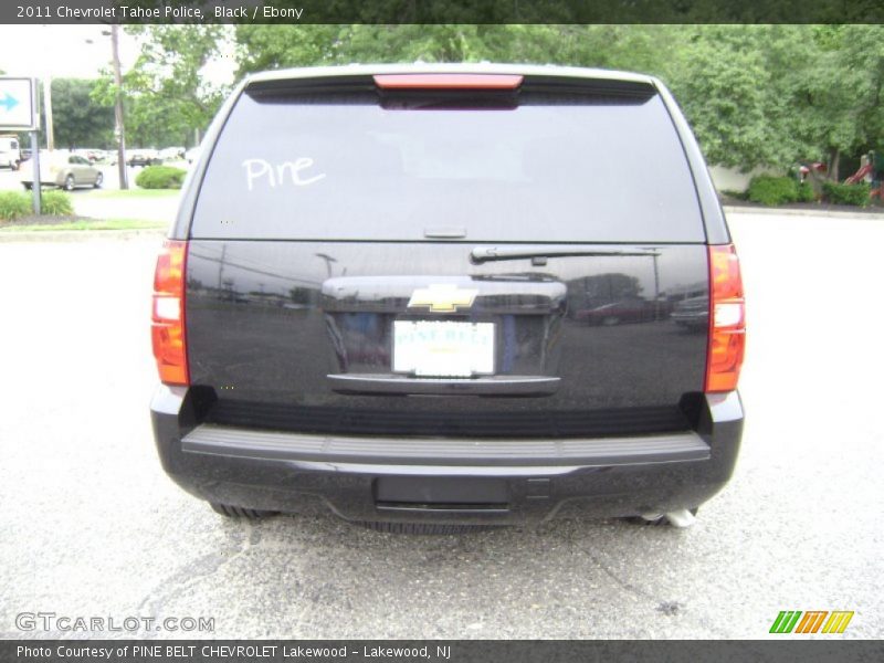 Black / Ebony 2011 Chevrolet Tahoe Police