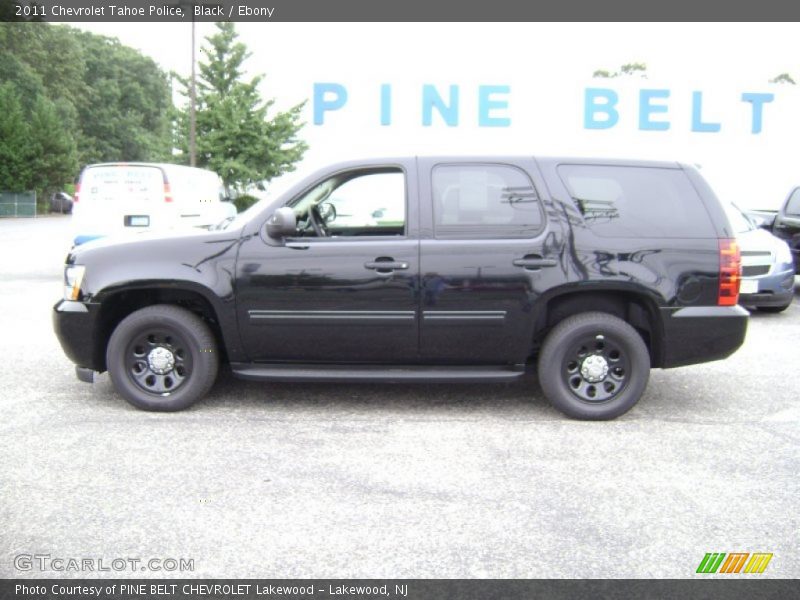 Black / Ebony 2011 Chevrolet Tahoe Police