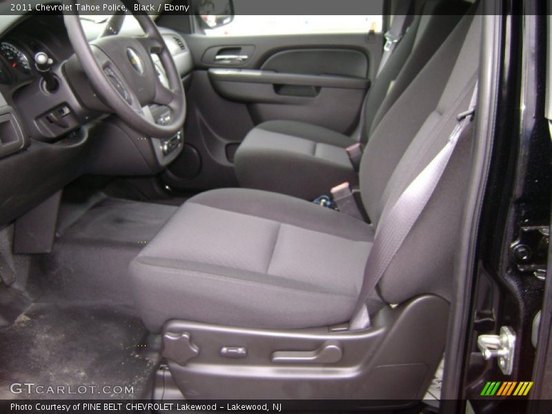  2011 Tahoe Police Ebony Interior