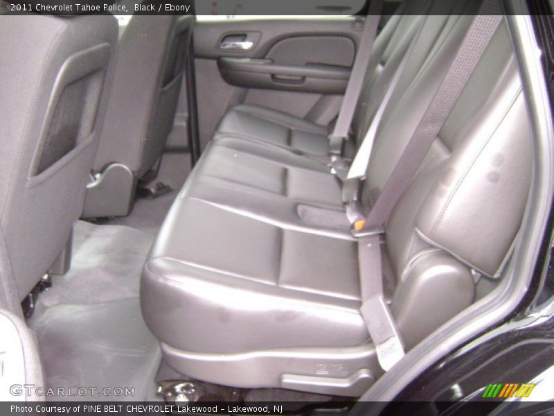 Rear Seat of 2011 Tahoe Police