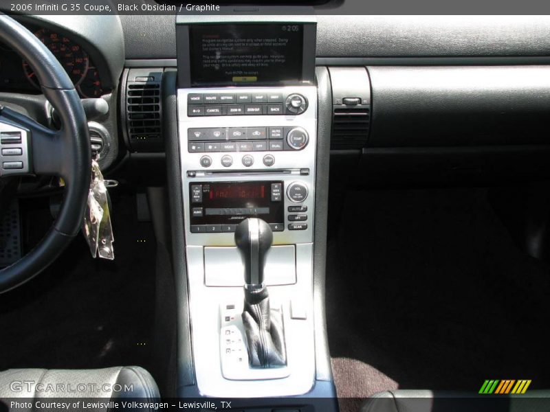 Black Obsidian / Graphite 2006 Infiniti G 35 Coupe