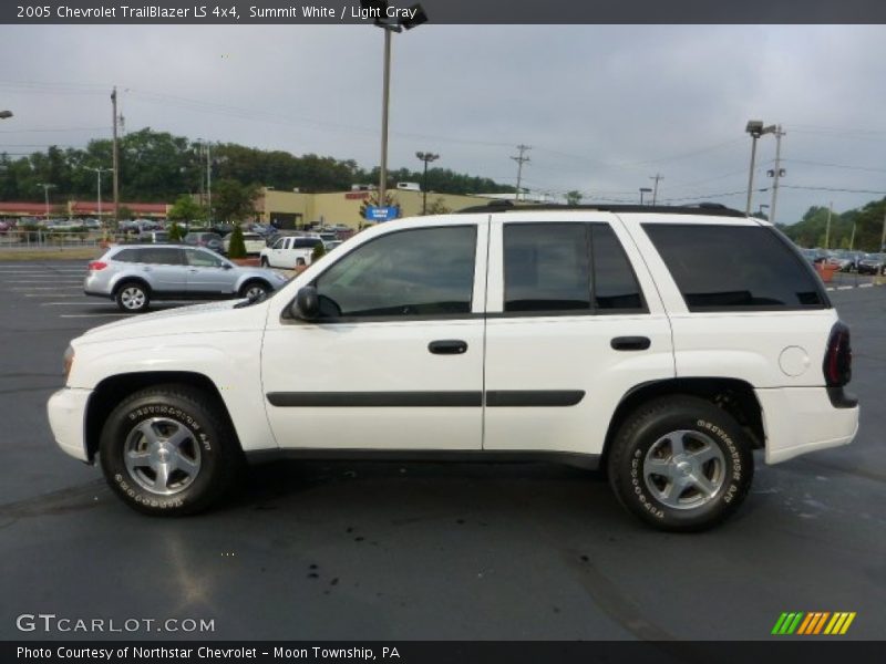 Summit White / Light Gray 2005 Chevrolet TrailBlazer LS 4x4