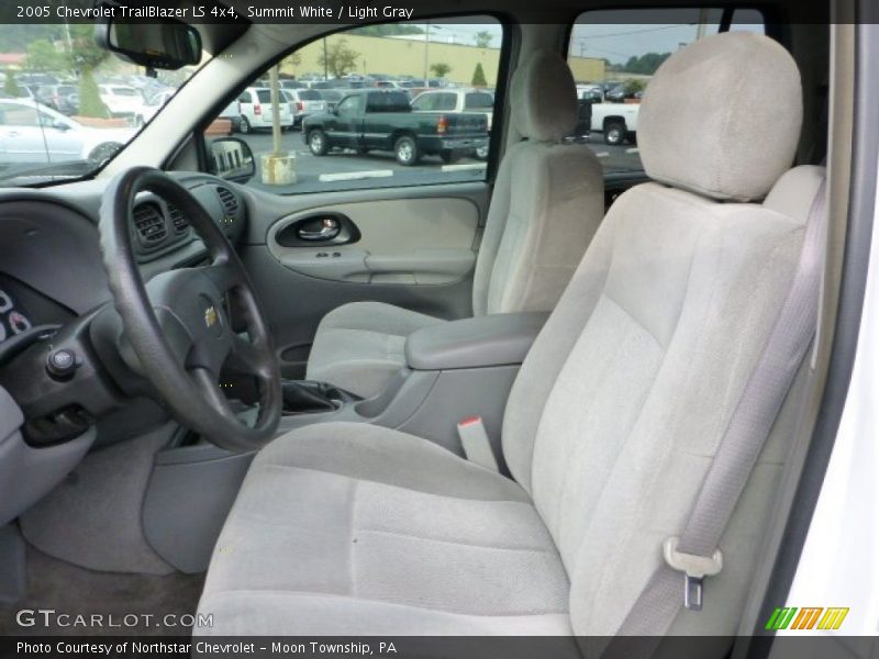 Summit White / Light Gray 2005 Chevrolet TrailBlazer LS 4x4