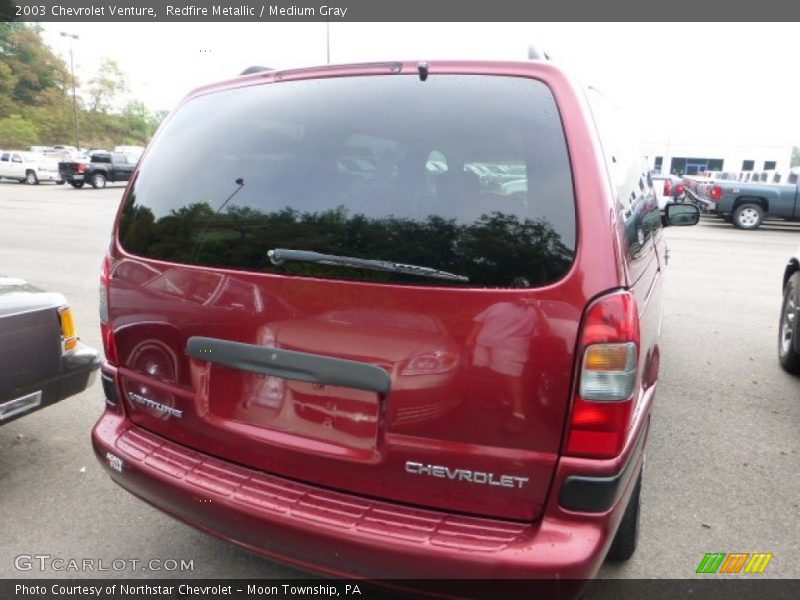 Redfire Metallic / Medium Gray 2003 Chevrolet Venture