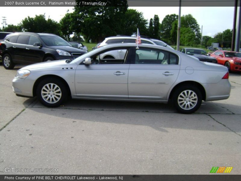 Platinum Metallic / Titanium Gray 2007 Buick Lucerne CX