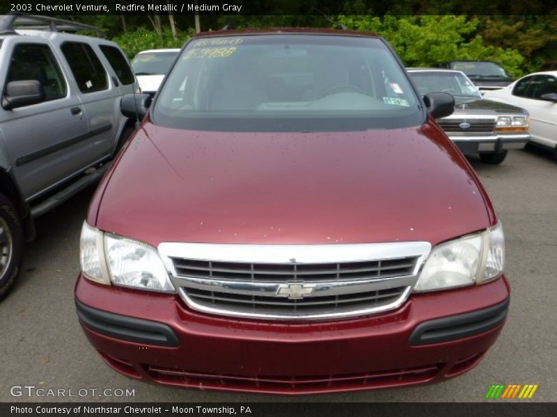 Redfire Metallic / Medium Gray 2003 Chevrolet Venture