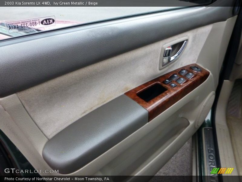 Ivy Green Metallic / Beige 2003 Kia Sorento LX 4WD