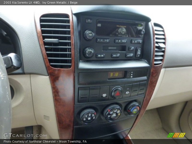 Ivy Green Metallic / Beige 2003 Kia Sorento LX 4WD
