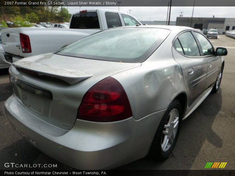 Liquid Silver Metallic / Ebony 2007 Pontiac Grand Prix GT Sedan