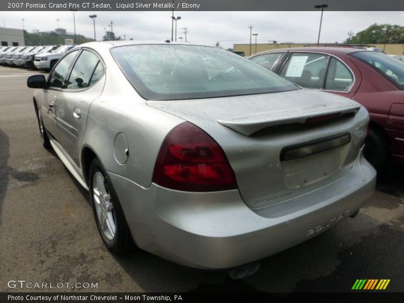 Liquid Silver Metallic / Ebony 2007 Pontiac Grand Prix GT Sedan