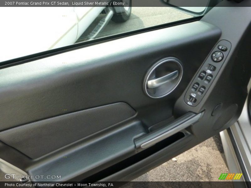 Liquid Silver Metallic / Ebony 2007 Pontiac Grand Prix GT Sedan