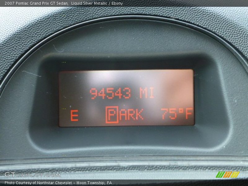 Liquid Silver Metallic / Ebony 2007 Pontiac Grand Prix GT Sedan