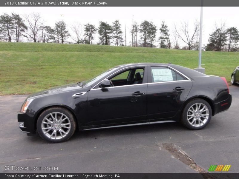 Black Raven / Ebony 2013 Cadillac CTS 4 3.0 AWD Sedan