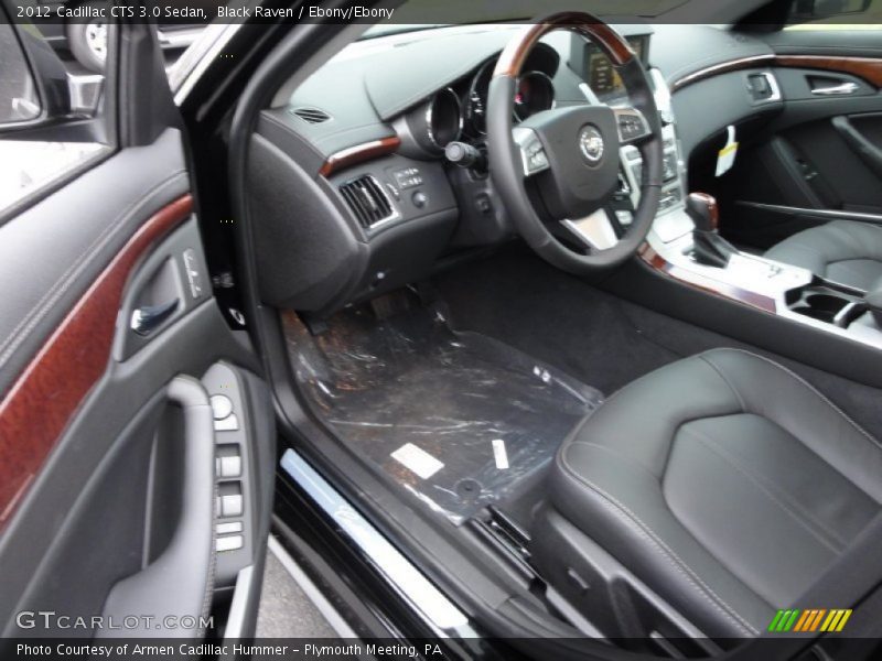 Black Raven / Ebony/Ebony 2012 Cadillac CTS 3.0 Sedan