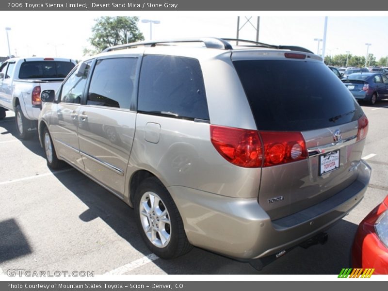 Desert Sand Mica / Stone Gray 2006 Toyota Sienna Limited