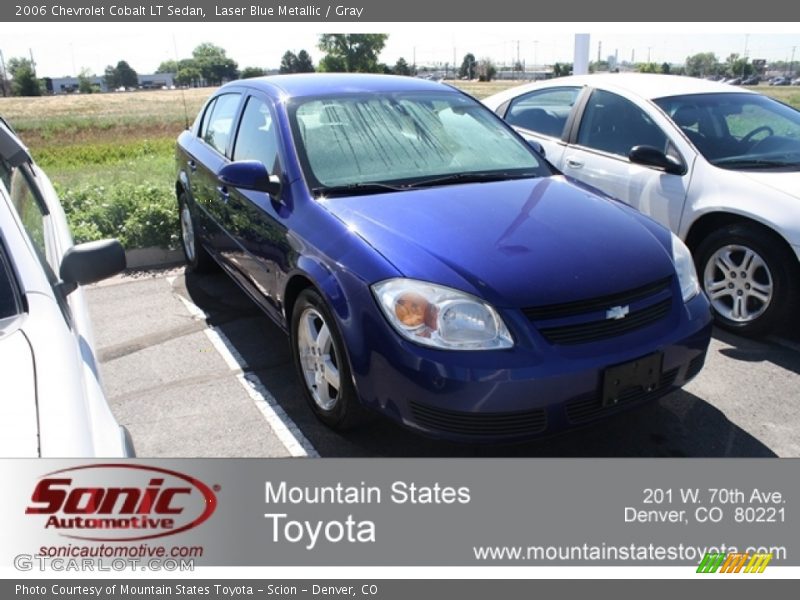 Laser Blue Metallic / Gray 2006 Chevrolet Cobalt LT Sedan