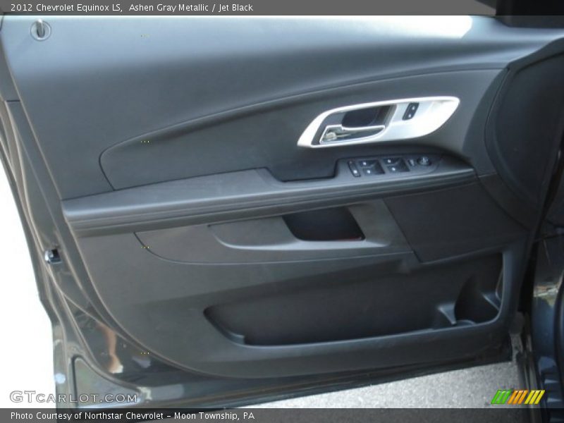 Ashen Gray Metallic / Jet Black 2012 Chevrolet Equinox LS