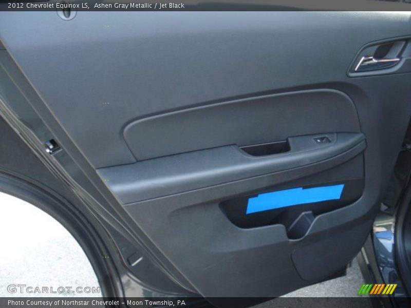 Ashen Gray Metallic / Jet Black 2012 Chevrolet Equinox LS