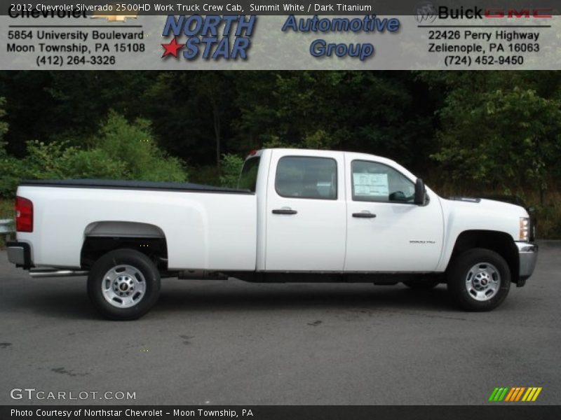 Summit White / Dark Titanium 2012 Chevrolet Silverado 2500HD Work Truck Crew Cab