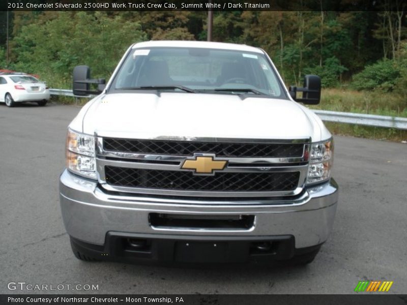 Summit White / Dark Titanium 2012 Chevrolet Silverado 2500HD Work Truck Crew Cab