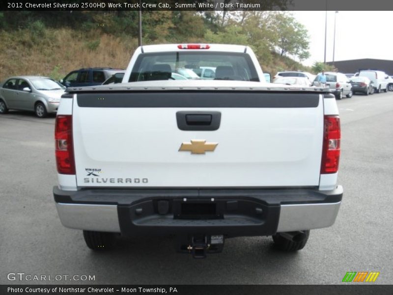 Summit White / Dark Titanium 2012 Chevrolet Silverado 2500HD Work Truck Crew Cab