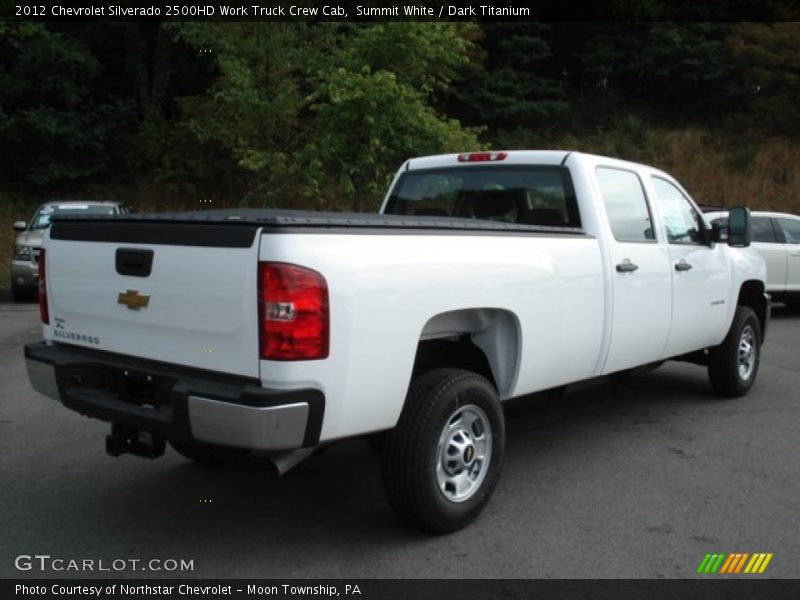 Summit White / Dark Titanium 2012 Chevrolet Silverado 2500HD Work Truck Crew Cab
