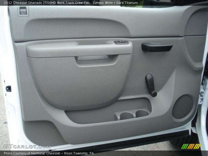 Summit White / Dark Titanium 2012 Chevrolet Silverado 2500HD Work Truck Crew Cab