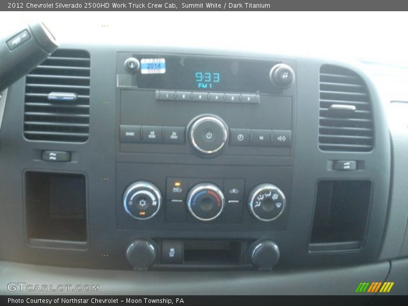 Summit White / Dark Titanium 2012 Chevrolet Silverado 2500HD Work Truck Crew Cab