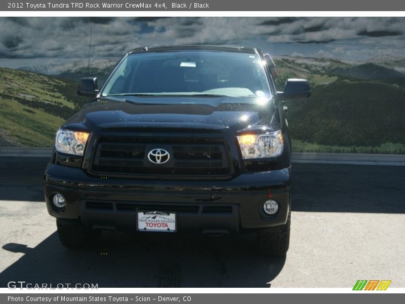 Black / Black 2012 Toyota Tundra TRD Rock Warrior CrewMax 4x4