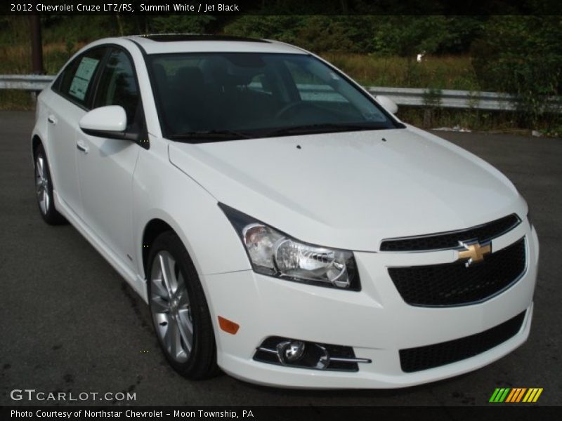Summit White / Jet Black 2012 Chevrolet Cruze LTZ/RS